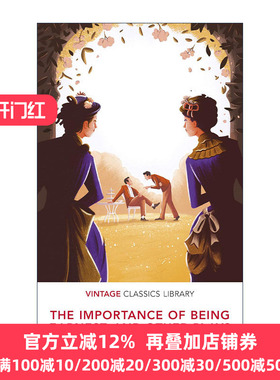 英文原版 The Importance of Being Earnest and Other Plays 不可儿戏及王尔德其他戏剧 Vintage经典图书馆系列进口英语原版书籍