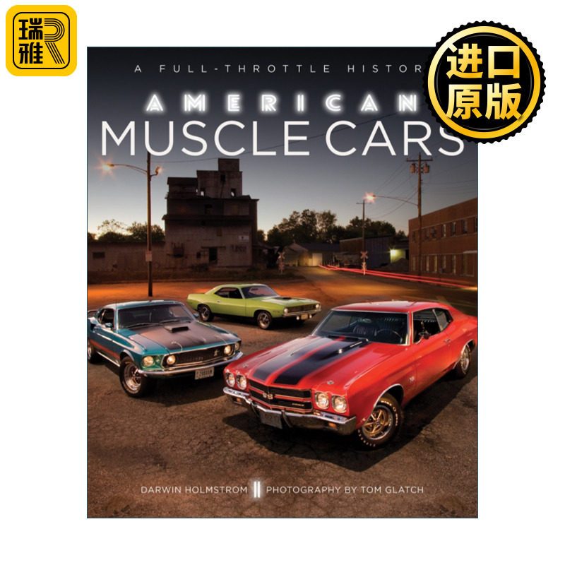 American Muscle Cars: A Full-Throttle History 美国肌肉车 全油门历史 精装艺术书 经典品牌车型展示画