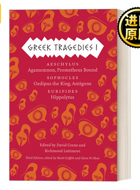英文原版 Greek Tragedies 1: Aeschylus (Volume 1) 希腊悲剧1 埃斯库罗斯 索福柯勒斯 安提戈涅 Mark Griffith