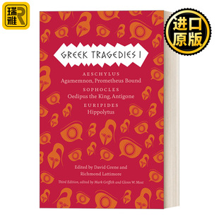 英文原版 Greek Tragedies 1: Aeschylus (Volume 1) 希腊悲剧1 埃斯库罗斯 索福柯勒斯 安提戈涅 Mark Griffith