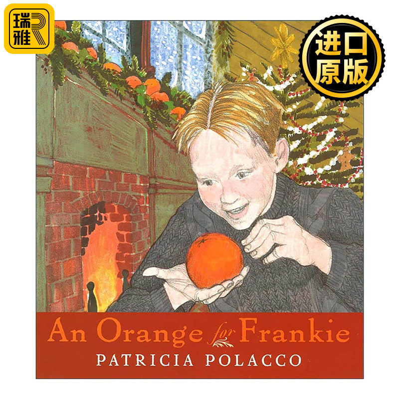 英文原版 An Orange for Frankie 弗兰基的橙子 圣诞节 儿童给予教育精装绘本 派翠西亚·波拉蔻 英文版 进口英语原版书籍