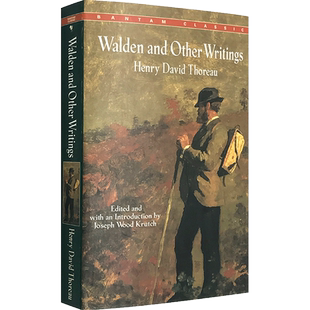 瓦尔登湖 英文原版 Walden and Other Writings 梭罗作品集 英文版文学小说 进口书籍