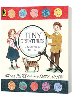 微生物的世界 Tiny Creatures The World of Microbes 英文原版 英文版儿童英语科普绘本 进口原版书籍 Nicola Davies