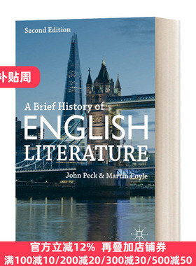 英国文学简史 英文原版 A Brief History of English Literature 英文版 John Peck，Martin Coyle 进口英语原版书籍