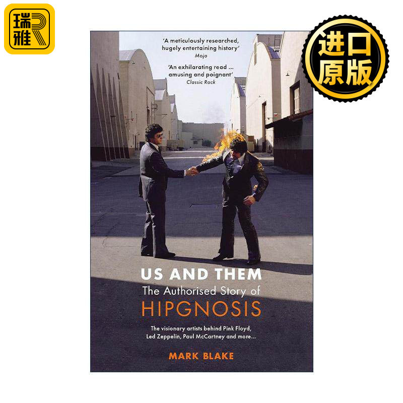 英文原版 Us and Them The Authorised Story of Hipgnosis 我们与他们 英国摇滚乐队平克·弗洛伊德的故事 进口英语原版书籍