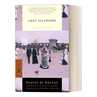 英文原版 Lost Illusions 幻灭 Honore de Balzac巴尔扎克 兰登书屋现代图书馆经典系列 英文版 进口英语原版书籍