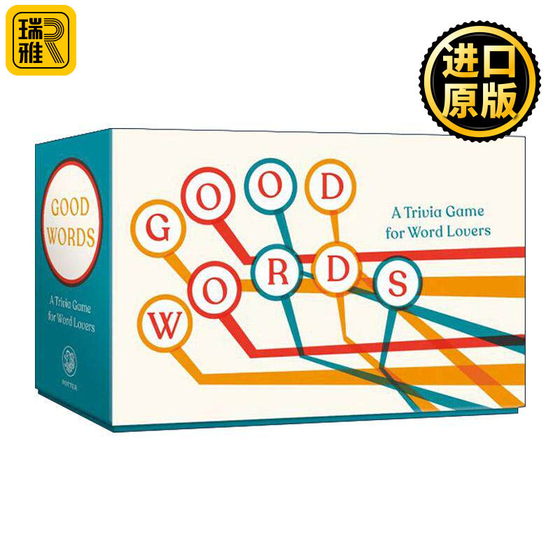 英文原版 Good Words 好词 单词爱好者的文字纸牌游戏 同义词 同音异义词 词源 英文版 进口英语原版书籍
