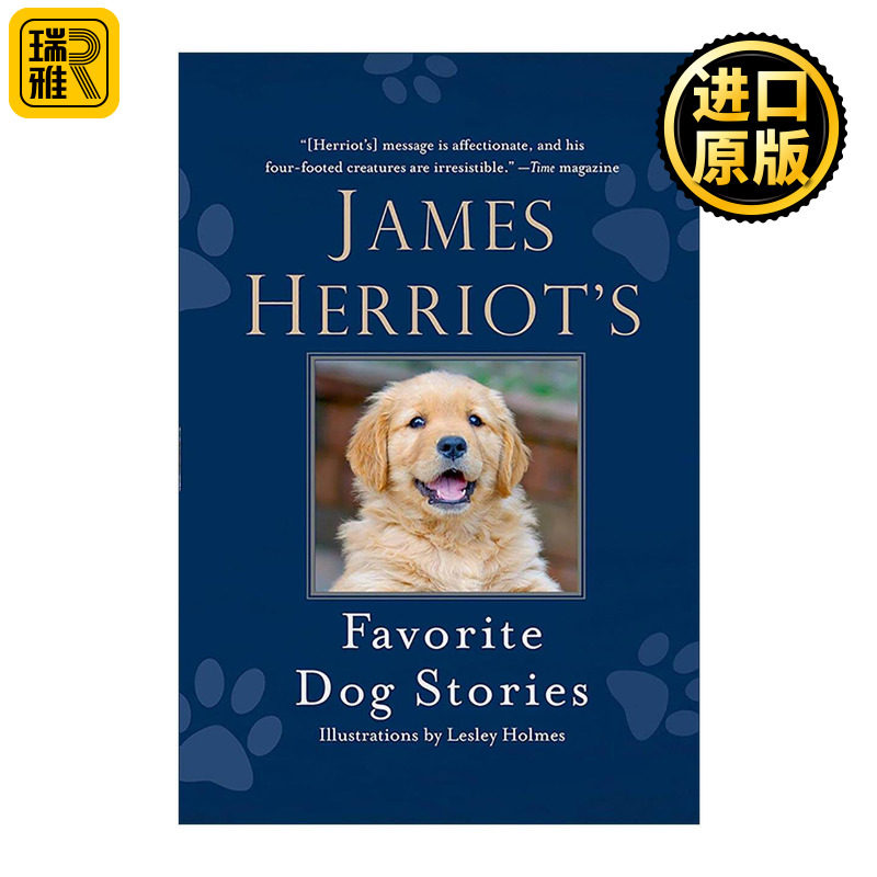 英文原版 James Herriot's Favorite Dog Stories 喜爱的狗的故事 精装 吉米哈利 英文版 进口英语原版书籍