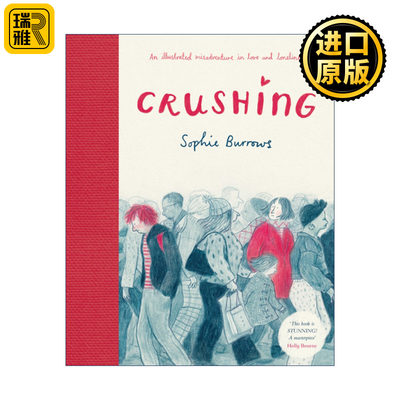 英文原版 Crushing 暗恋 爱与孤独的不幸冒险 Sophie Burrows 精装绘本 V&A年度插画奖 英文版 进口英语原版书籍