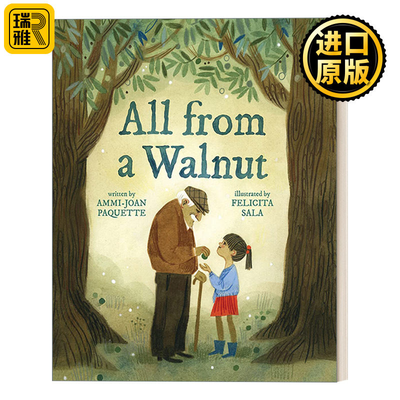 英文原版 All From a Walnut Felicita Sala Ammi-Joan Paquette
