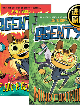 英文原版 Agent 9 Book 92 James Burks