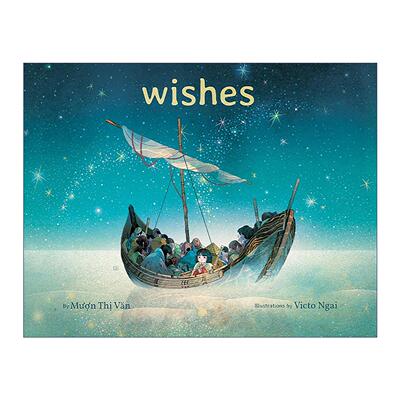 英文原版 Wishes 愿望 精装 插画师倪传婧Victo Ngai 英文版 进口英语原版书籍