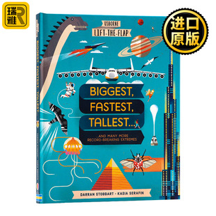 Highest Fastest Strongest儿童绘本 Biggest Lifttheflap