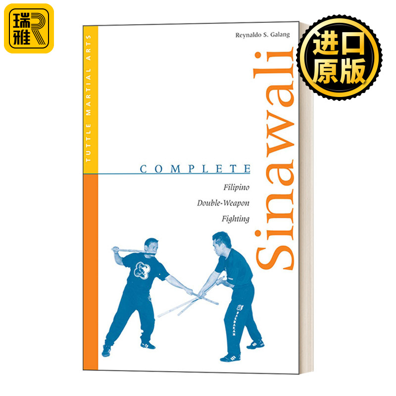 英文原版 Complete Sinawali Filipino Double-Weapon Fighting Complete Martial Arts菲律宾短棍武术手册英文版进口英语书