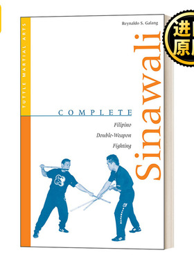英文原版 Complete Sinawali Filipino Double-Weapon Fighting Complete Martial Arts 菲律宾短棍 武术手册 英文版 进口英语书
