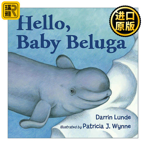 英文原版 Hello Baby Beluga 你好 小白鲸 儿童海洋动物科普百科启蒙认知绘本 Darrin Lunde 英文版 进口英语原版书籍