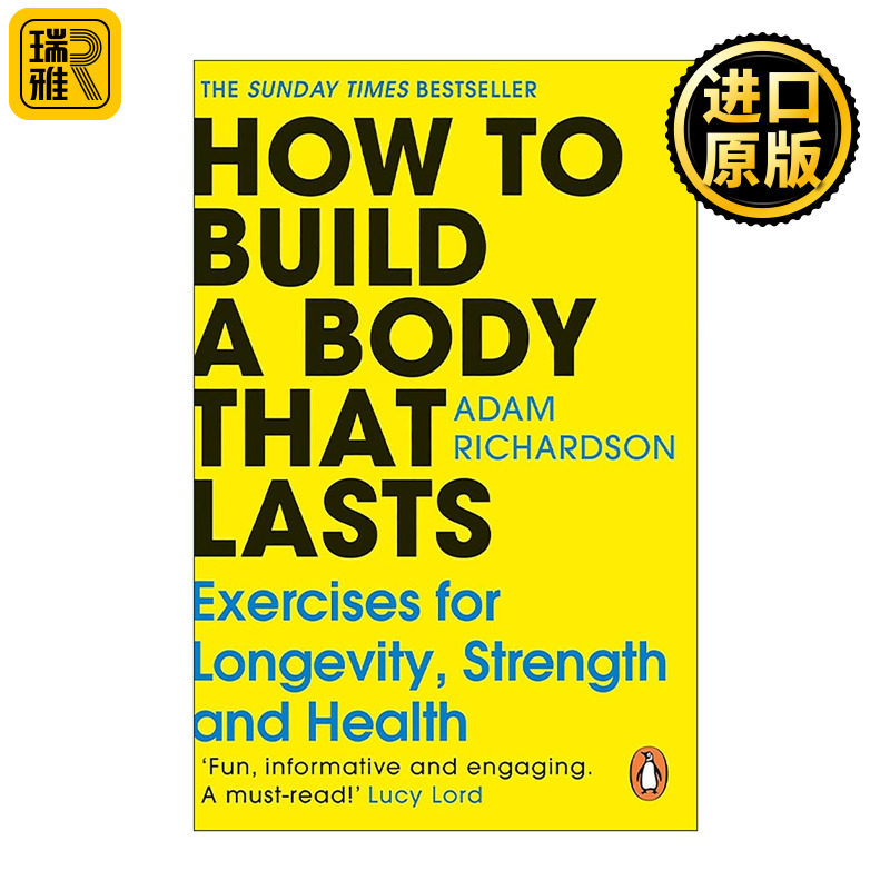 英文原版 How To Build a Body That Lasts 打造持久健康身体 长期健康的简易健身拉伸指南 英文版 进口英语原版书籍