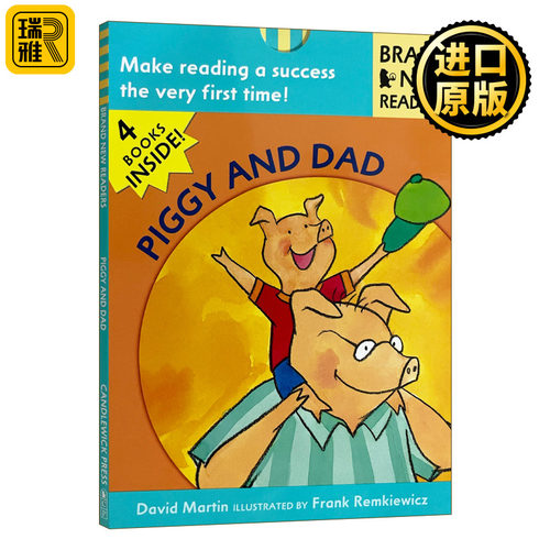 小猪与爸爸英文原版进口书