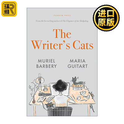 英文原版 The Writer's Cats 作家的猫 精装插画 法国畅销作家妙莉叶·芭贝里 英文版 进口英语原版书籍