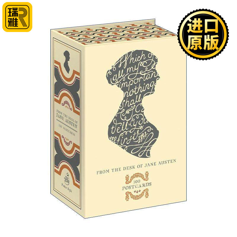 英文原版 From the Desk of Jane Austen 简·奥斯汀的书桌 100张明信片 格言名言语录 英文版 进口英语原版书籍