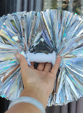 高端手柄啦啦操花球啦啦队彩球啦啦队手拿花比赛拉拉队手花手摇花