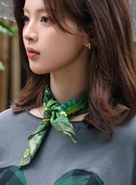 向往的生活杨超越同款腰果花方巾