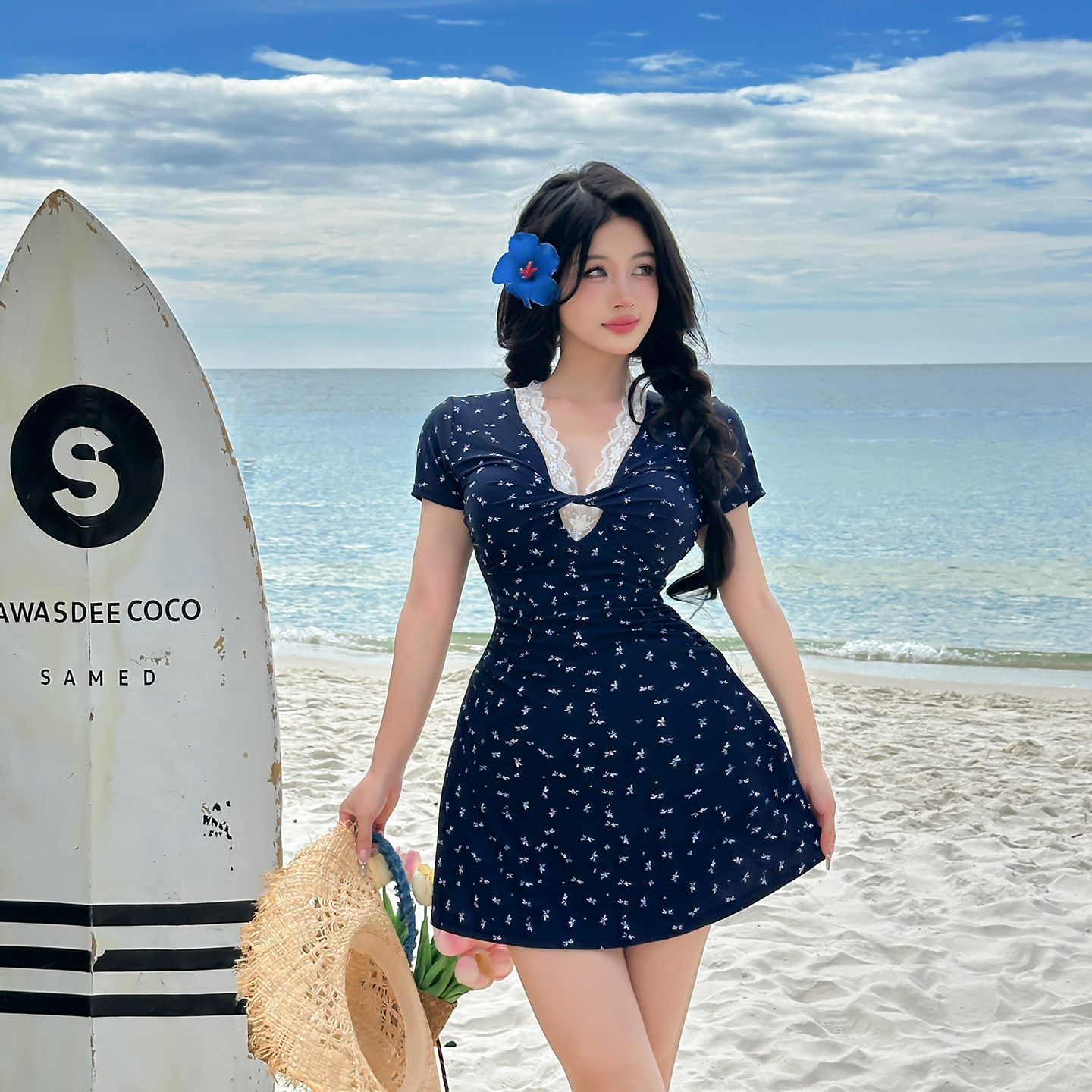 泳衣女分体平角性感大码胖mm微胖女孩遮肉高级感2026新款温泉泳装