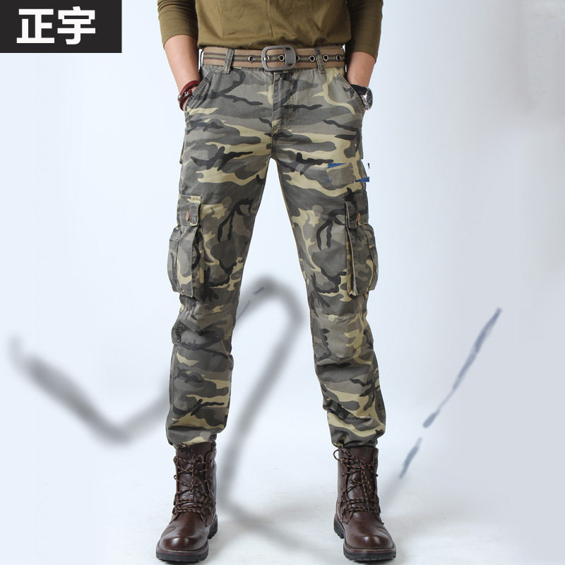 男休闲工装裤多口袋迷彩fashion mens pants camouflage trousers在类目 男装, 休闲裤中 - 来自Buy2taobao.com提供专业的淘宝代购服务