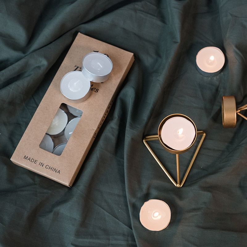 LIMlife北欧生日布置圣诞节浪漫惊喜布置装饰蜡烛茶蜡简约欧式