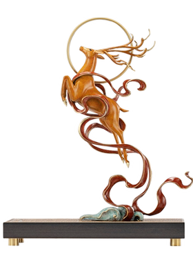 鹿王乾坤客厅朱炳仁铜