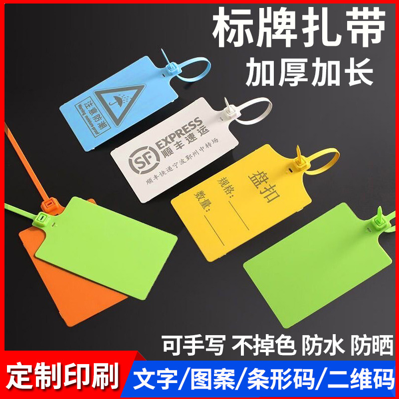 大号塑料封条扎带物流吊牌标签牌