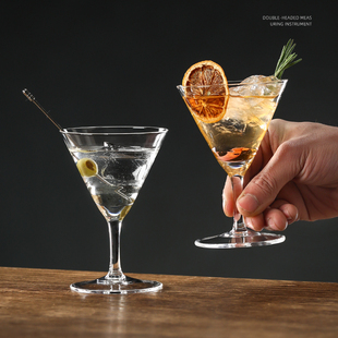 创意小众设计感鸡尾酒杯高脚马天尼杯特调茶饮品杯咖啡杯酒吧杯子