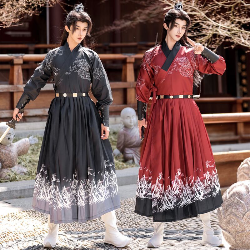 新款2026原创汉服明制飞鱼服男女情侣同款锦衣卫曳撒帅气侠客春夏