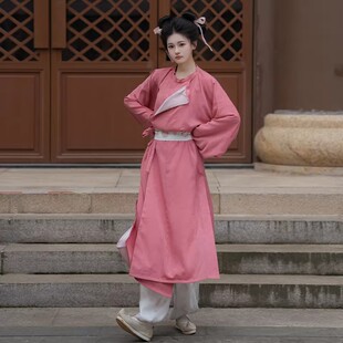 唐制原创2026新款汉服女圆领袍灯笼裤国风复原平民日常四季款古装