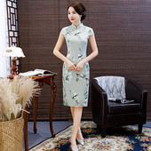 夏季 国风中式 女复古修身 年轻款 小个子日常改良旗袍2025新款