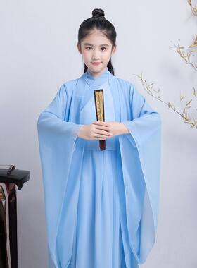 儿童汉服古装男女童国学服中国风古代衣服弟子规侠客童装民族风
