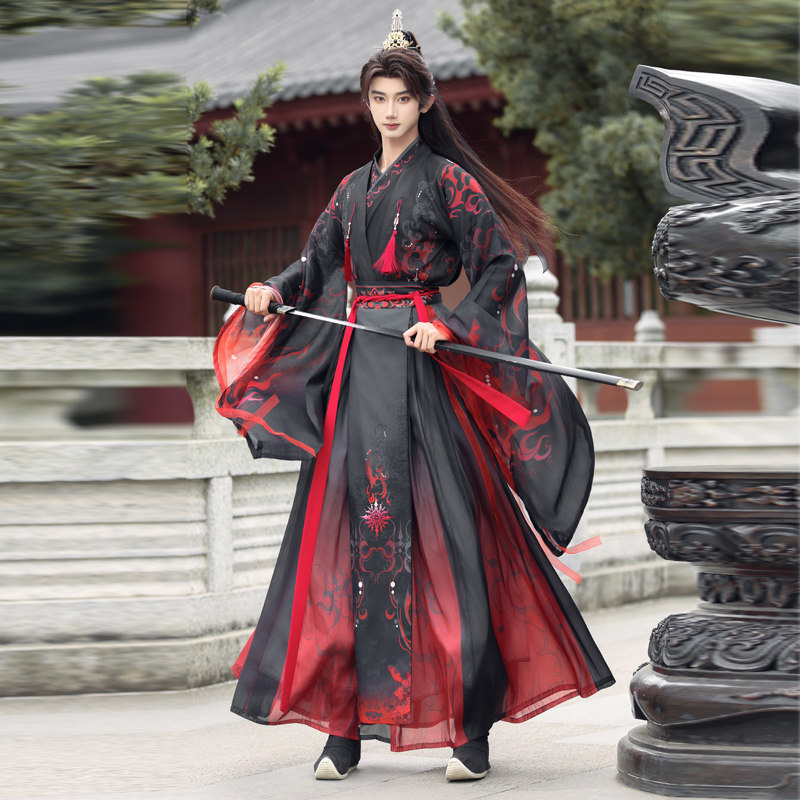 原创汉服男武侠侠客古装影视服装日常古风套装酷飒女款汉服国风