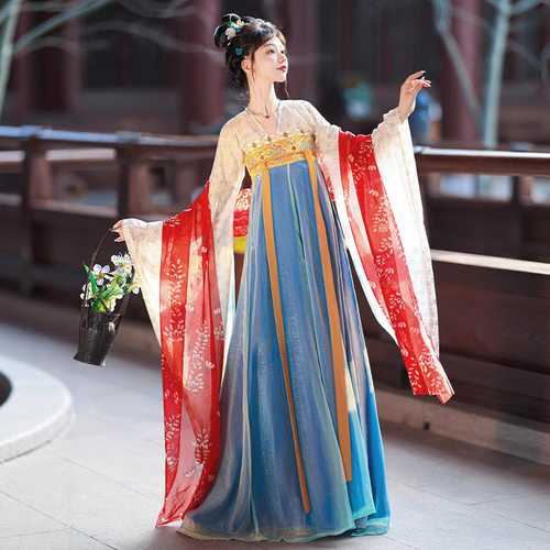 原创汉服女2026新款南北朝中国风隋唐制齐胸裙大袖襦改良日常古装