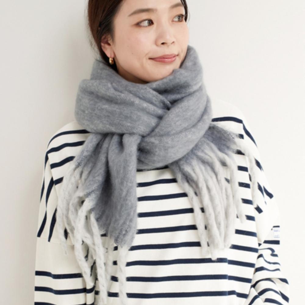 秋冬日系男女百搭围巾纯原