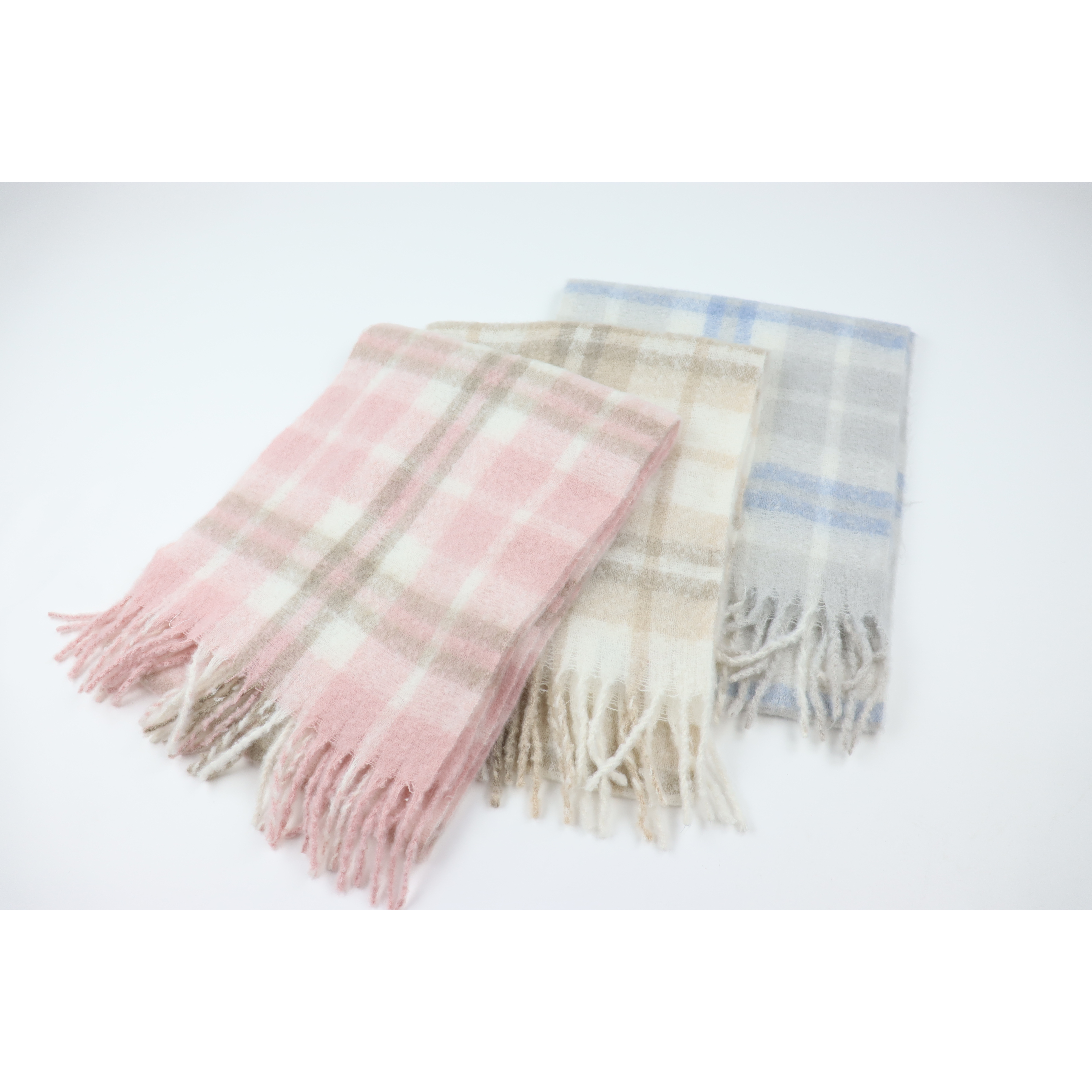 围巾马海毛圈圈纱冬季保暖日本单