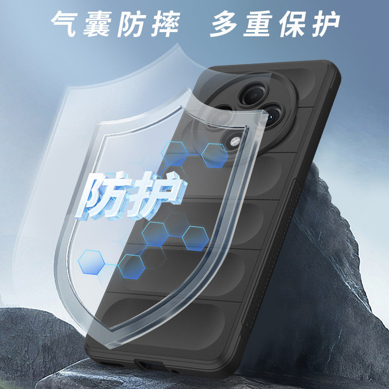适用oppoa3pro手机壳镜头全包防摔oppoA3pro保护套PJY110隐形气囊5G亲肤硅胶软壳opopa简约创意个性外壳