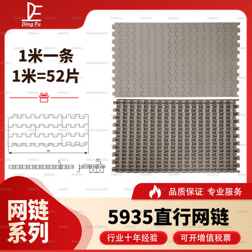 5935平板网链+19.05节距输送带