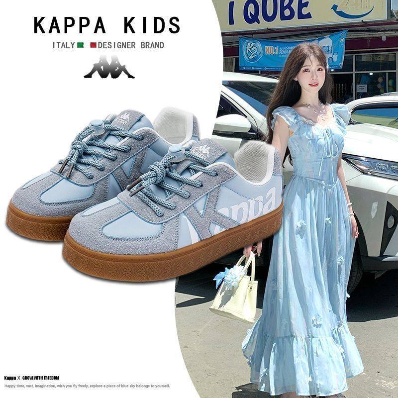 kappa kids卡帕新款粉色女款百搭德训鞋防滑运动大童轻便休闲板鞋,童鞋/婴儿鞋/亲子鞋,板鞋,淘宝优惠券,粉丝福利购,淘宝优惠卷