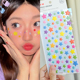 直接贴儿童节舞台彩绘贴纸脸上闪钻星星彩色爱心贴钻演唱会应援妆