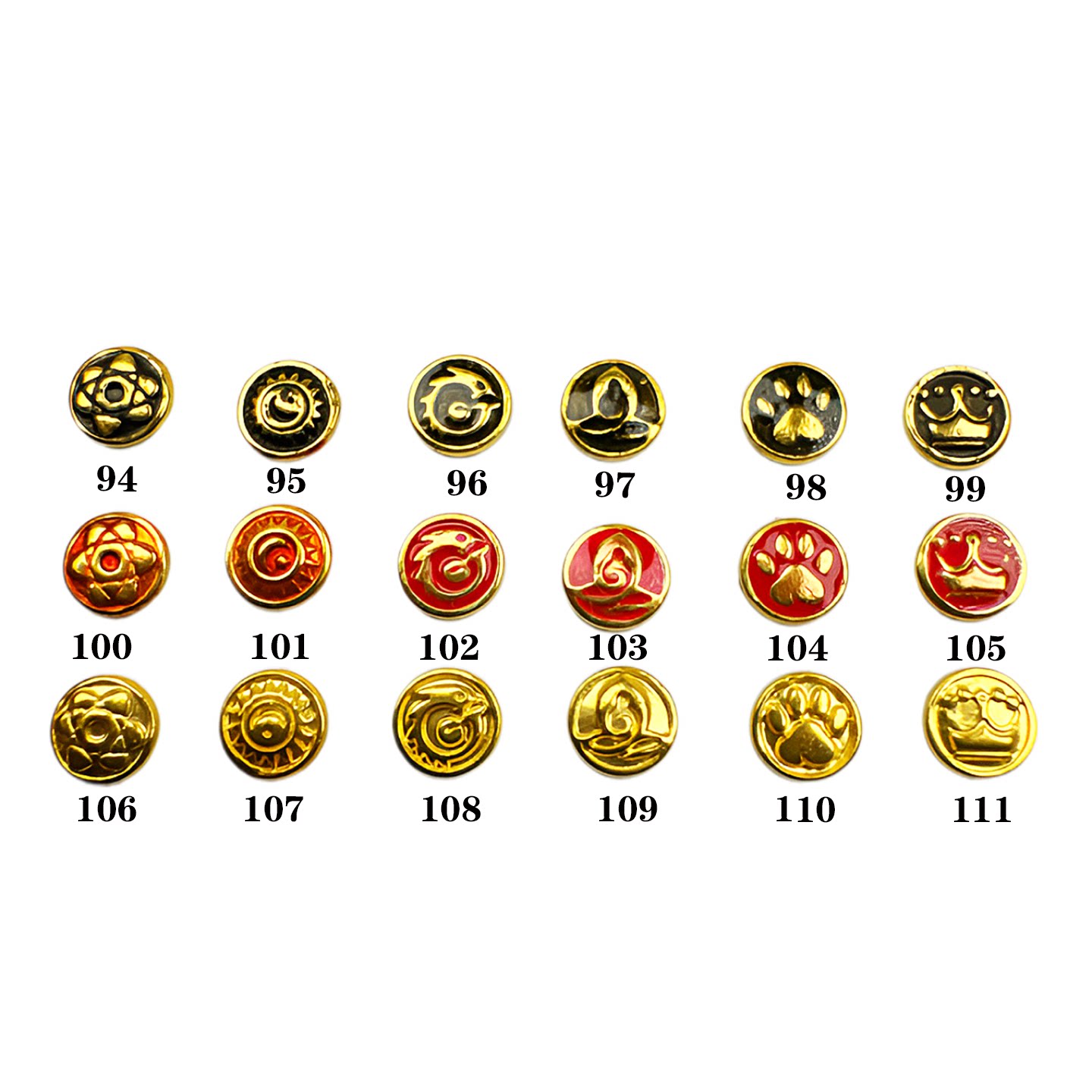 999黄金文玩金标星月菩提绿松