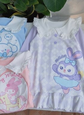 女童秋季长袖连衣裙卡通公主裙