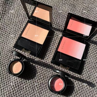 SUQQU双色渐变腮红试色小样06春菫09彩阳炎新色号