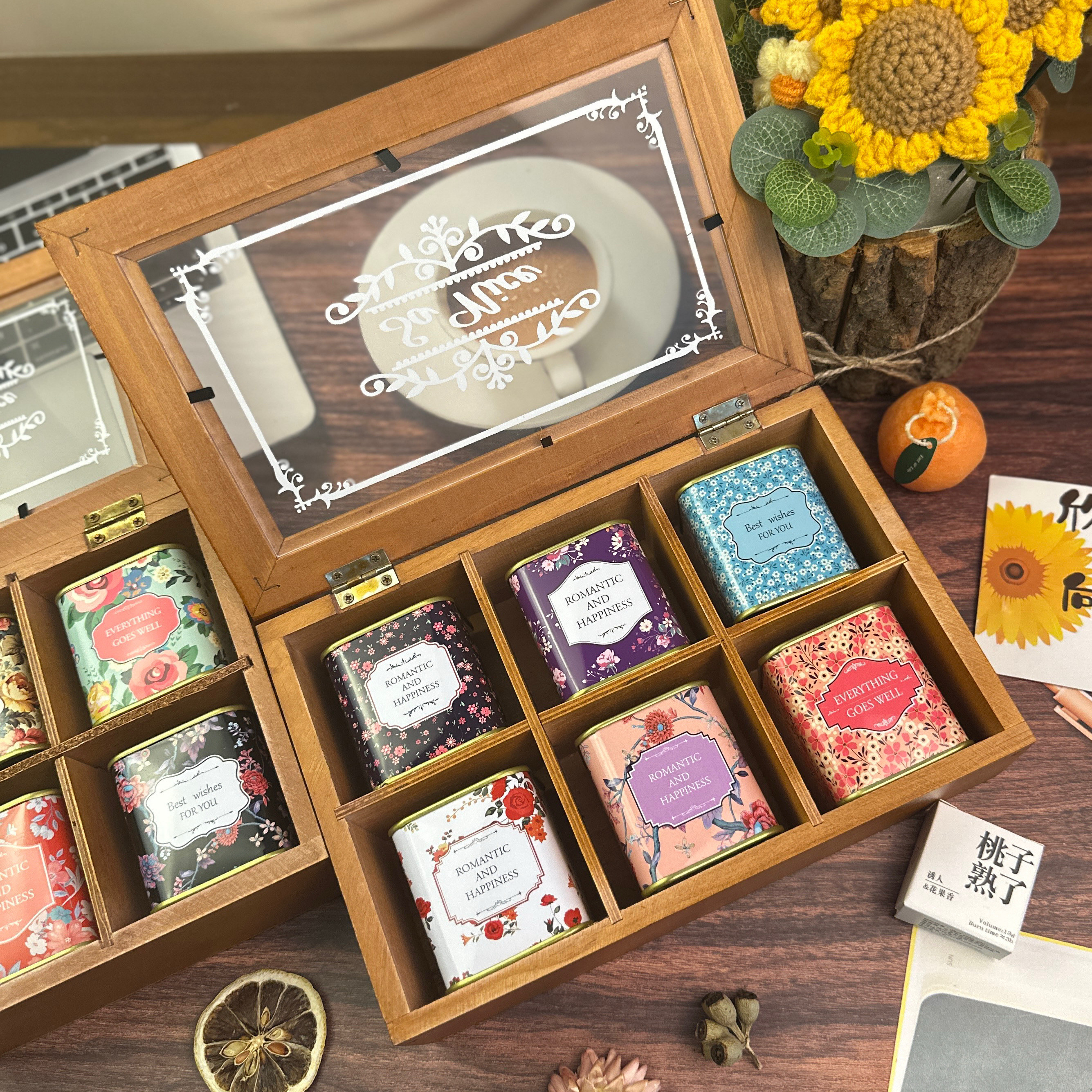 节日礼物实木花茶果茶礼盒生日结婚伴手礼实用小礼品商务活动母亲