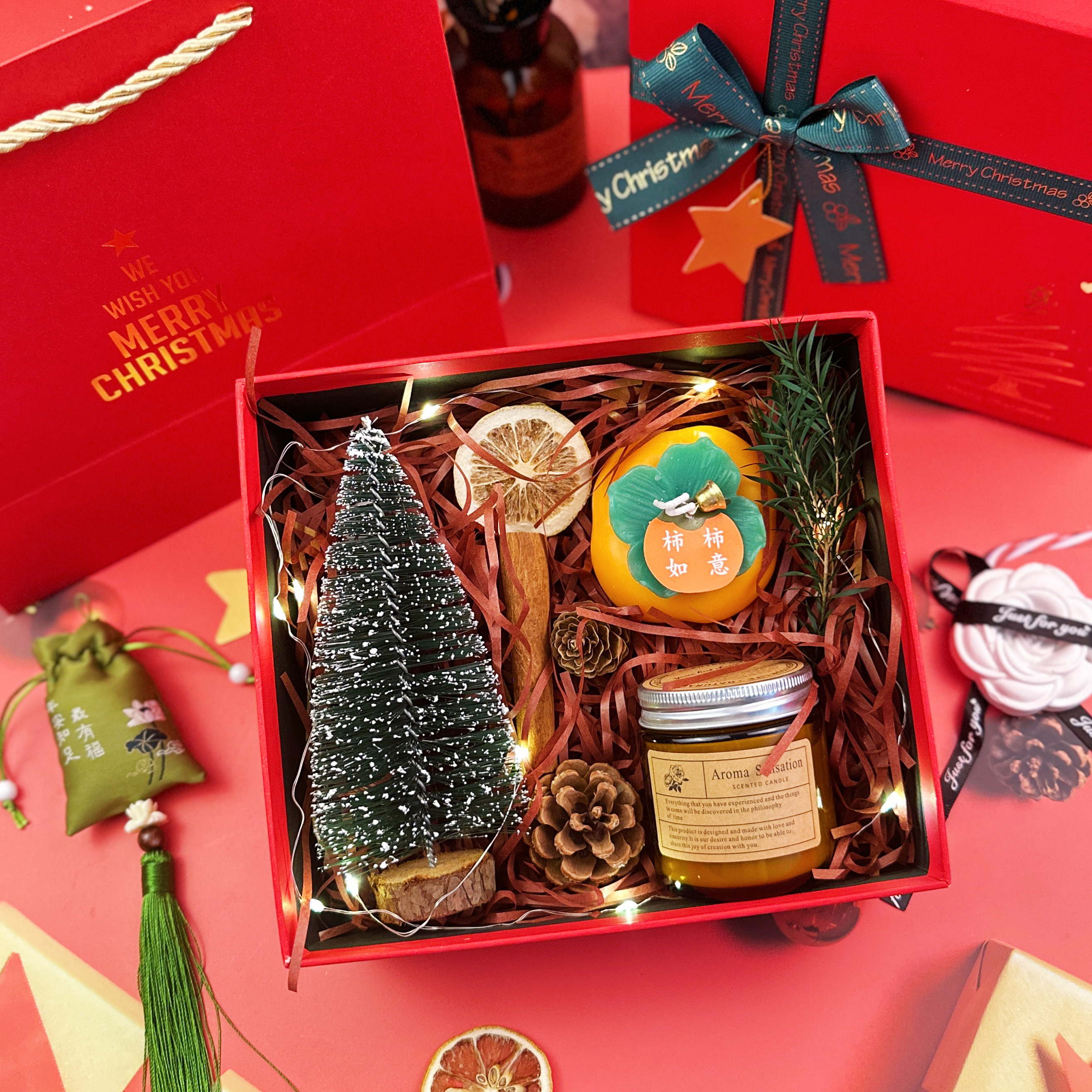 圣诞节】香薰蜡烛礼盒送老师闺蜜节日小礼品高级感员工福利商务送