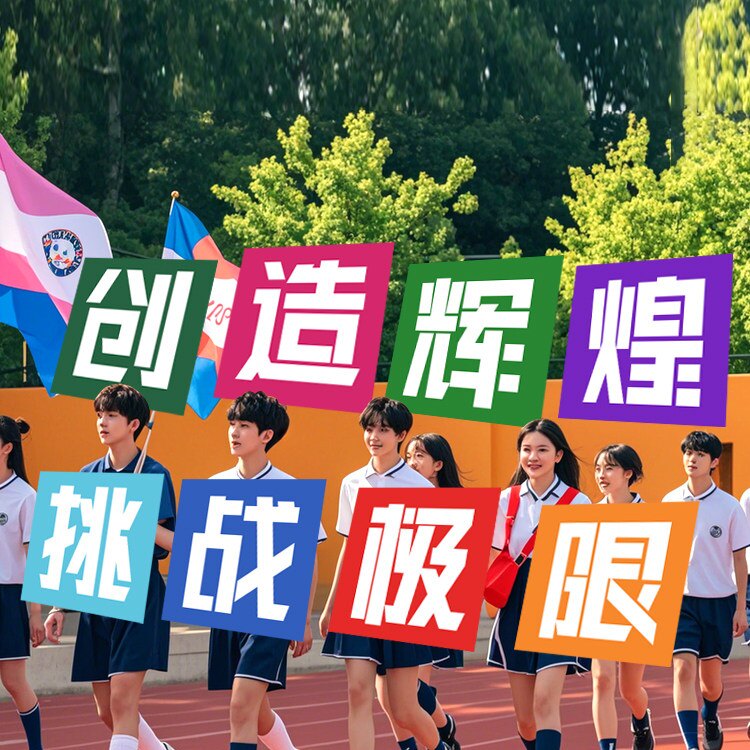 学校运动会开幕式方阵大字入场创意道具手举牌kt板定制拍照氛围